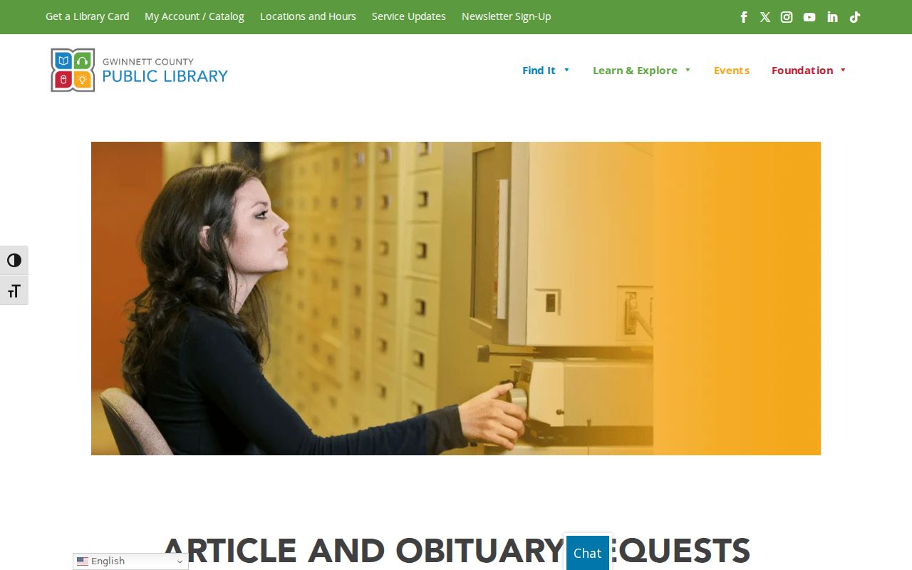 Gwinnett County city directory newspaper and census microfilm holdings