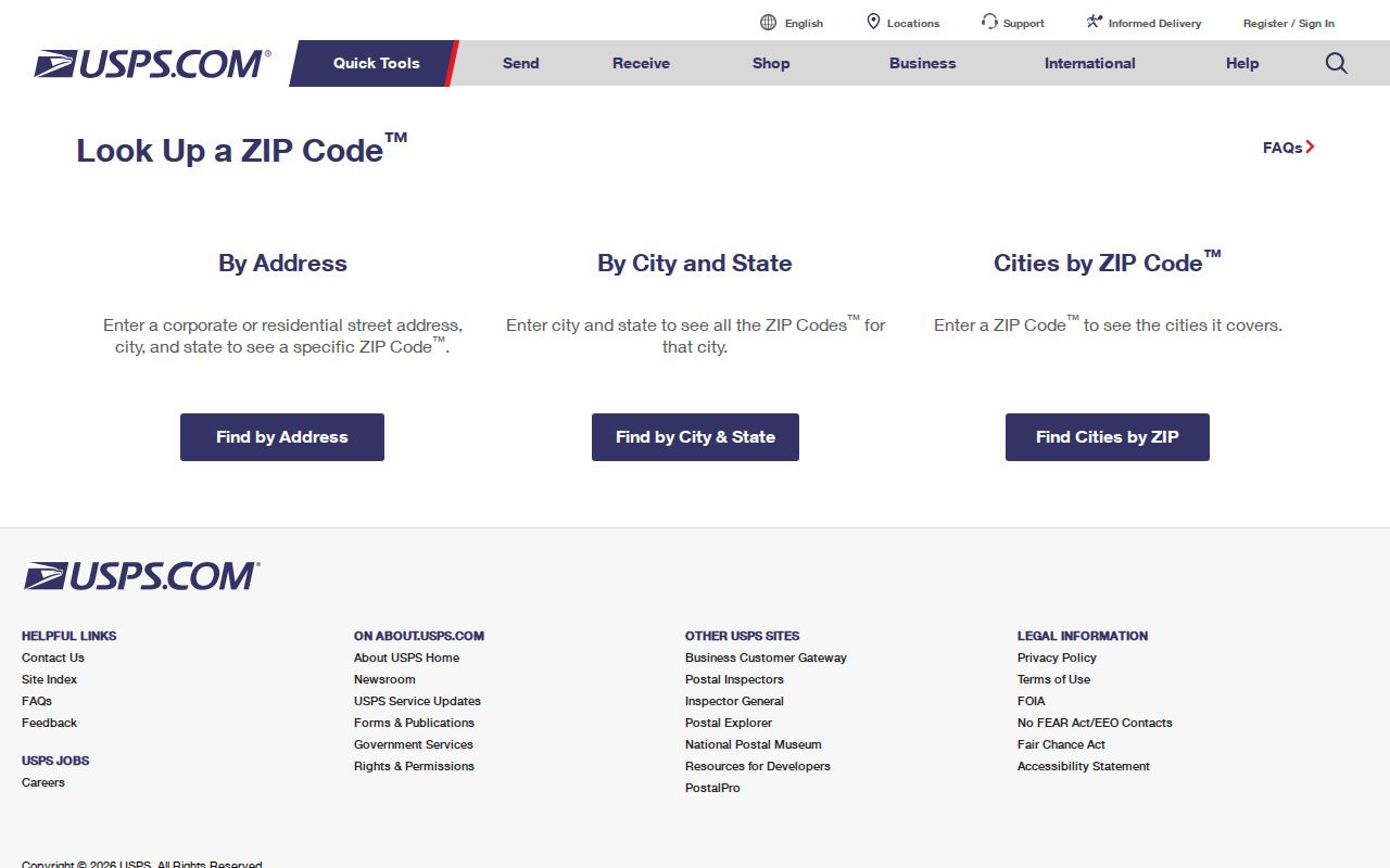 Gwinnett County ZIP code directory USPS address lookup